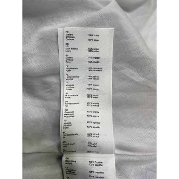 Maje Short 'Tie Dyed' Blue Cotton Dress Size 36 - NWT - Picture 5 of 5